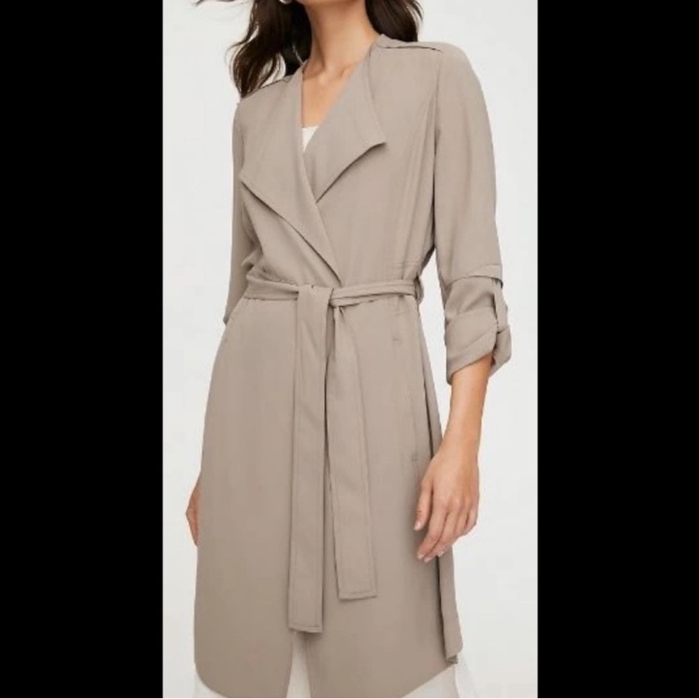 Babaton Cool Beige Quincy Trench - Picture 2 of 4